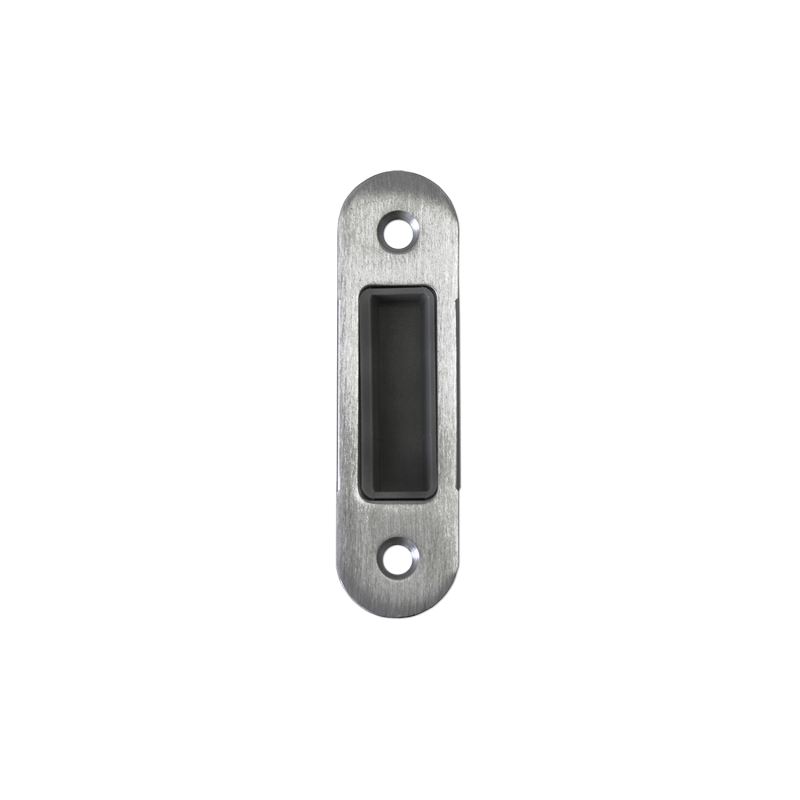 Запорная планка DOORLOCK SP430RP MCR, симметричная, для дверей с фальцем, пластиковый карман, матовый хром