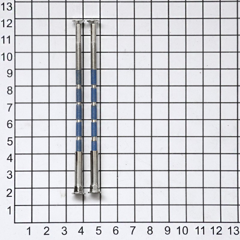 Комплект сквозного крепления M4 для ручек DOORLOCK из нержавеющей стали под шток 8мм