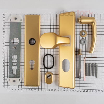 Гарнитур бронированный ABUS KLZS 714 ручка-кноб