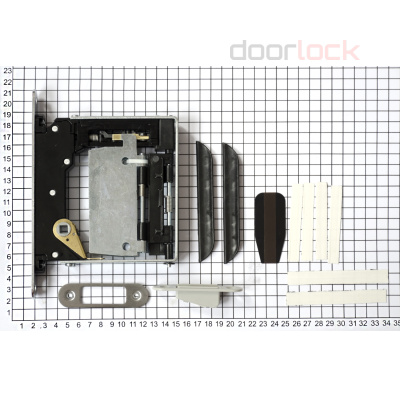 Корпус замка со скрытой ручкой Bonaiti B NO-HA WC с магнитной защелкой