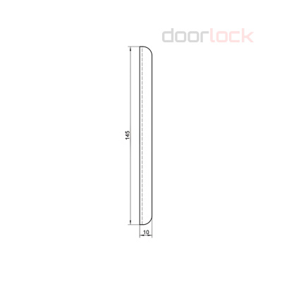 Запорная планка для магнитных замков SIMONSWERK KC 50/G