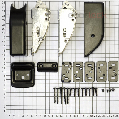 Верхняя и нижняя защелки DOORLOCK PD900FR/L