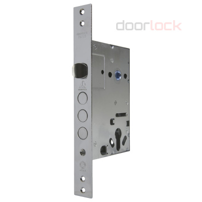 Замок дверной DOORLOCK DL932С/67/85мм, цилиндровый